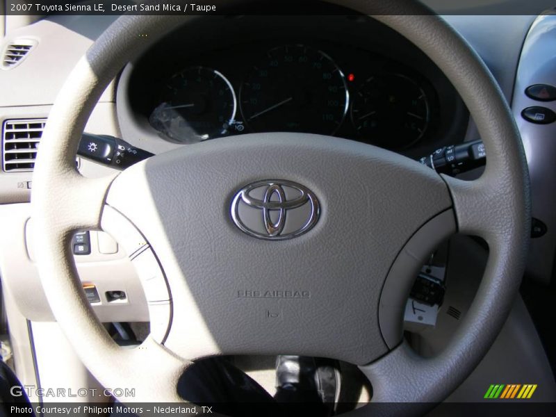 Desert Sand Mica / Taupe 2007 Toyota Sienna LE