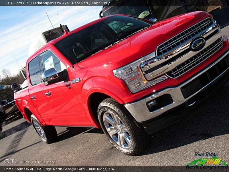 Race Red / Earth Gray 2018 Ford F150 Lariat SuperCrew 4x4