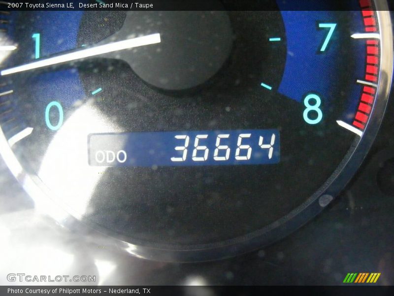 Desert Sand Mica / Taupe 2007 Toyota Sienna LE