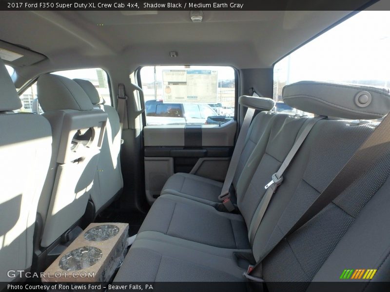 Shadow Black / Medium Earth Gray 2017 Ford F350 Super Duty XL Crew Cab 4x4