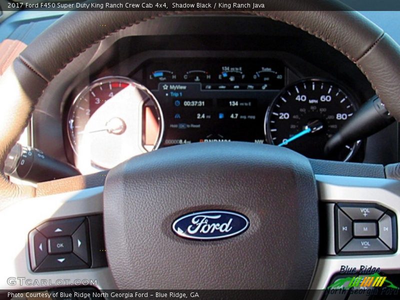 Shadow Black / King Ranch Java 2017 Ford F450 Super Duty King Ranch Crew Cab 4x4
