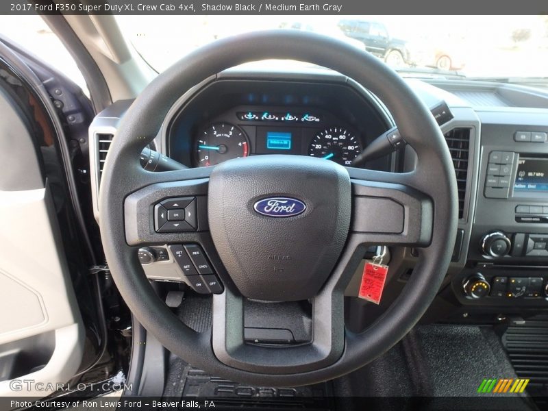 Shadow Black / Medium Earth Gray 2017 Ford F350 Super Duty XL Crew Cab 4x4