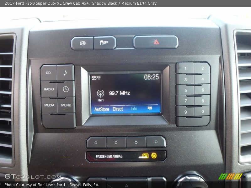 Shadow Black / Medium Earth Gray 2017 Ford F350 Super Duty XL Crew Cab 4x4