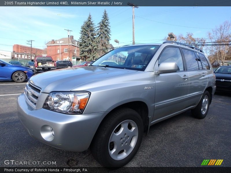 Millenium Silver Metallic / Ivory 2005 Toyota Highlander Limited 4WD