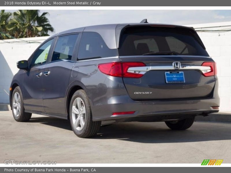 Modern Steel Metallic / Gray 2018 Honda Odyssey EX-L