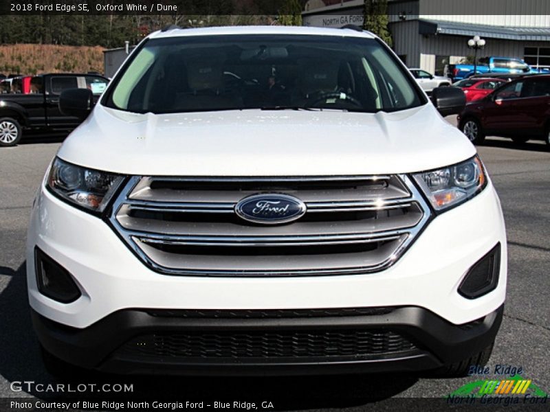 Oxford White / Dune 2018 Ford Edge SE