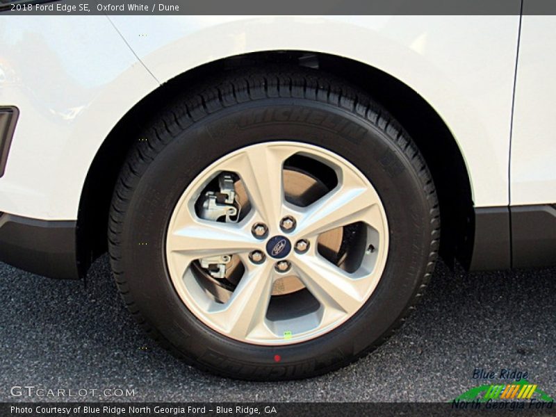 Oxford White / Dune 2018 Ford Edge SE