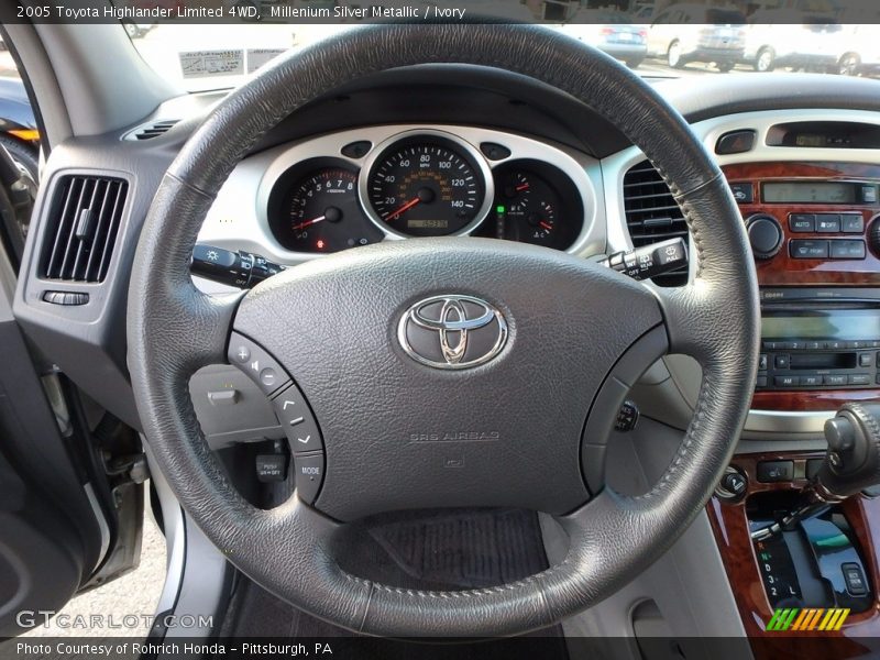 Millenium Silver Metallic / Ivory 2005 Toyota Highlander Limited 4WD