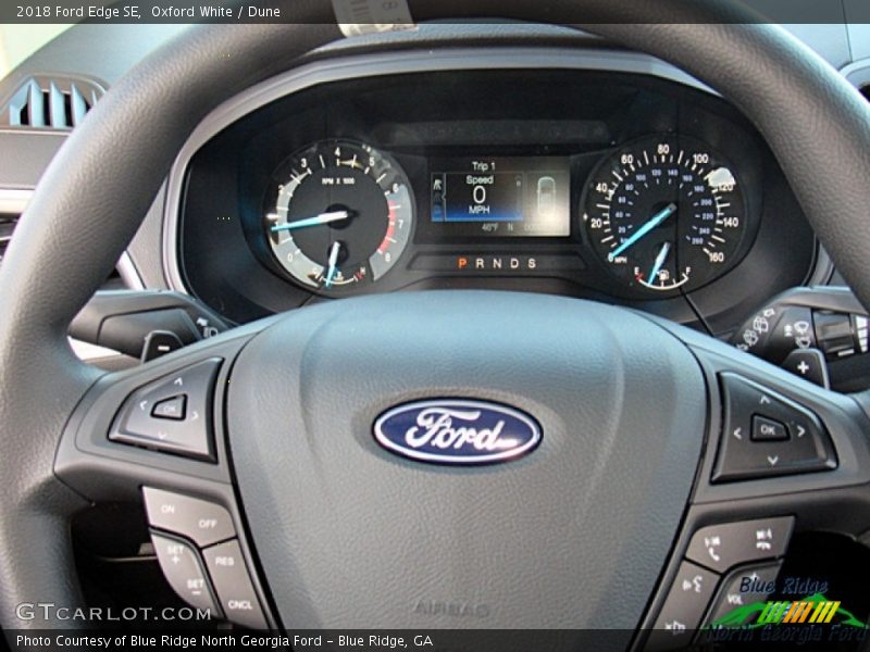 Oxford White / Dune 2018 Ford Edge SE
