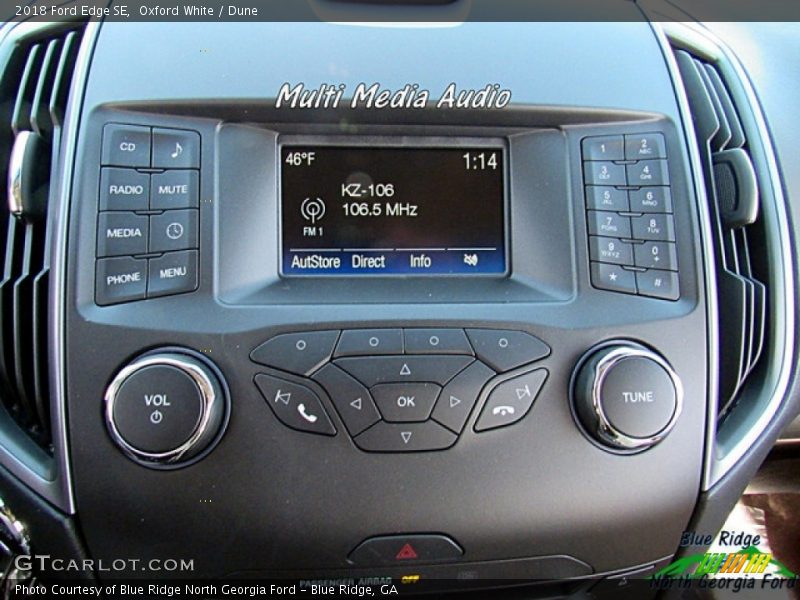 Oxford White / Dune 2018 Ford Edge SE