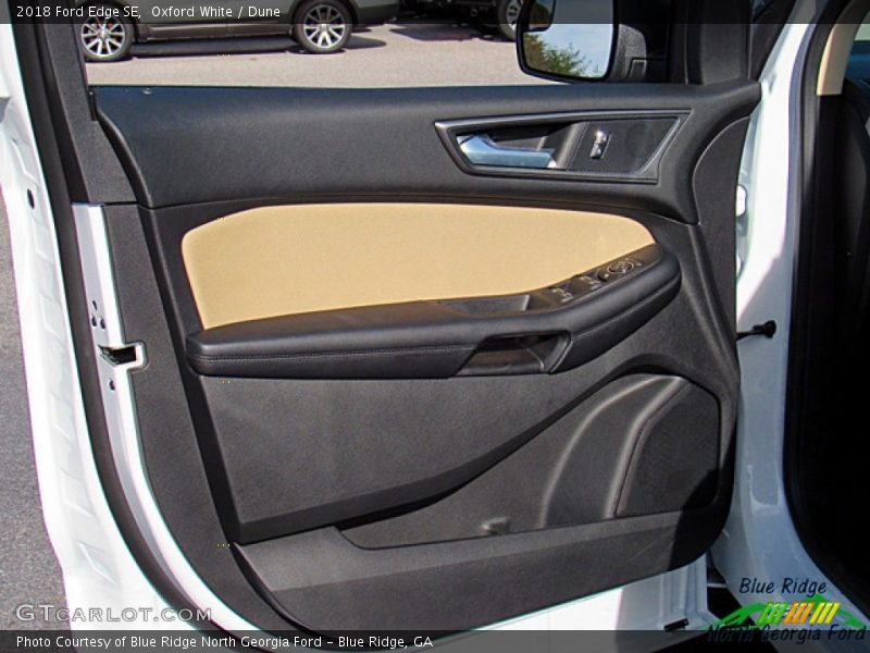 Oxford White / Dune 2018 Ford Edge SE