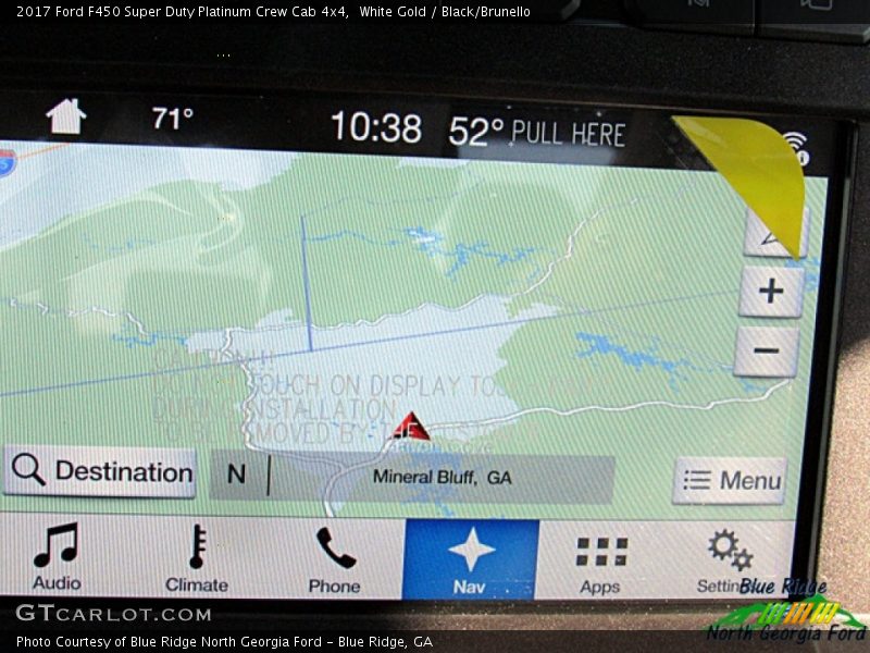 White Gold / Black/Brunello 2017 Ford F450 Super Duty Platinum Crew Cab 4x4