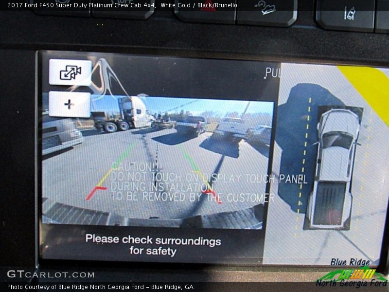 White Gold / Black/Brunello 2017 Ford F450 Super Duty Platinum Crew Cab 4x4