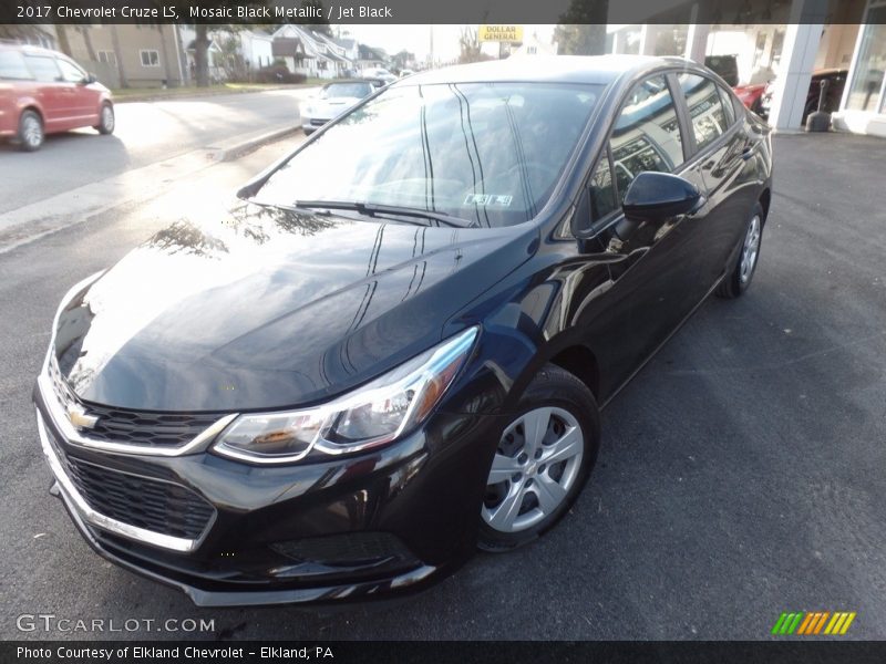 Mosaic Black Metallic / Jet Black 2017 Chevrolet Cruze LS