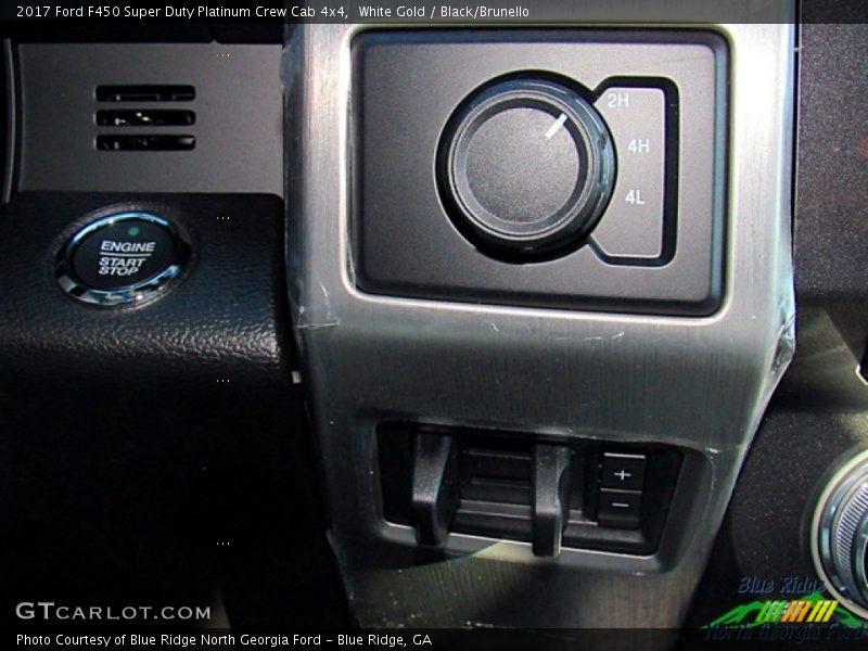 White Gold / Black/Brunello 2017 Ford F450 Super Duty Platinum Crew Cab 4x4