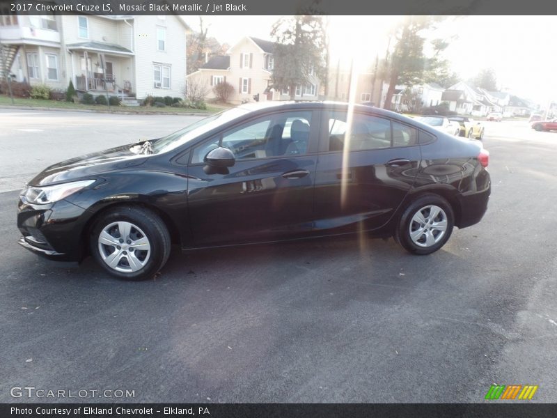 Mosaic Black Metallic / Jet Black 2017 Chevrolet Cruze LS