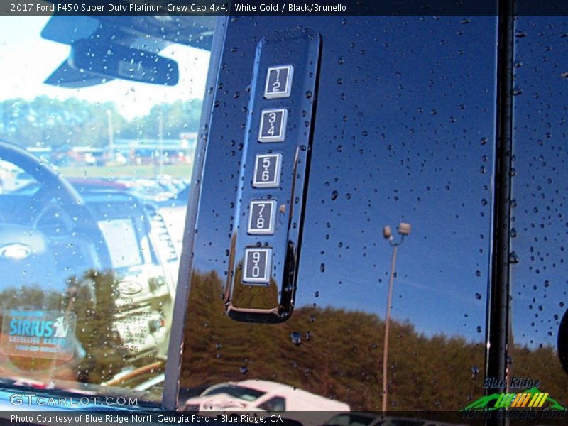 White Gold / Black/Brunello 2017 Ford F450 Super Duty Platinum Crew Cab 4x4