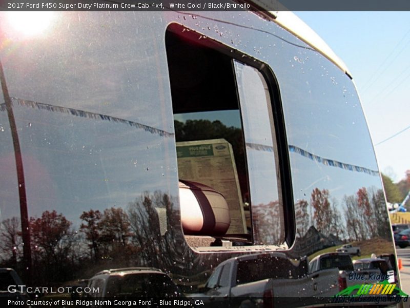 White Gold / Black/Brunello 2017 Ford F450 Super Duty Platinum Crew Cab 4x4
