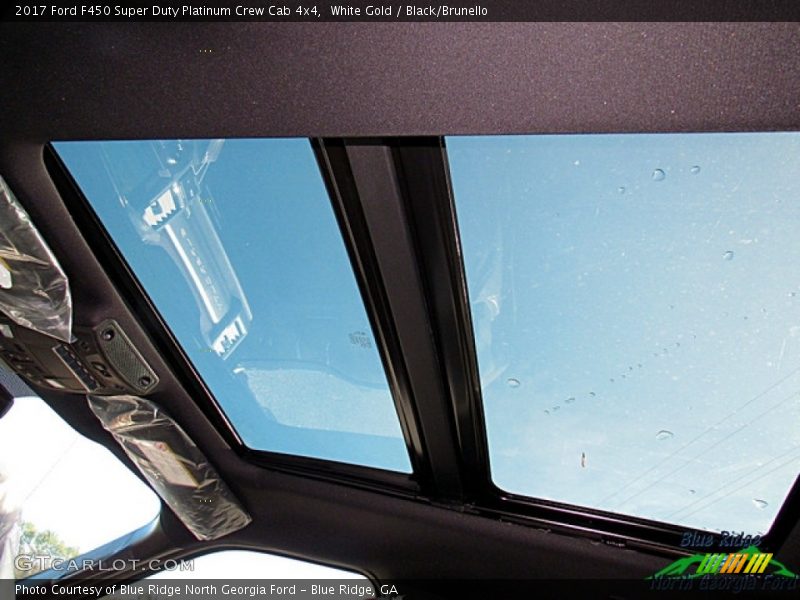 White Gold / Black/Brunello 2017 Ford F450 Super Duty Platinum Crew Cab 4x4