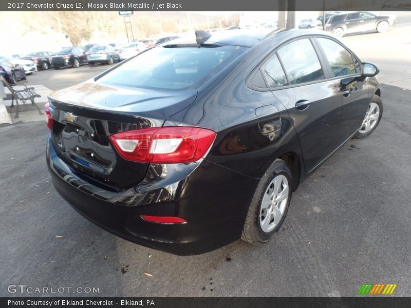 Mosaic Black Metallic / Jet Black 2017 Chevrolet Cruze LS
