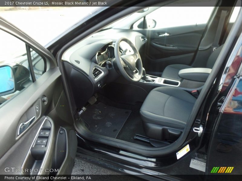 Mosaic Black Metallic / Jet Black 2017 Chevrolet Cruze LS