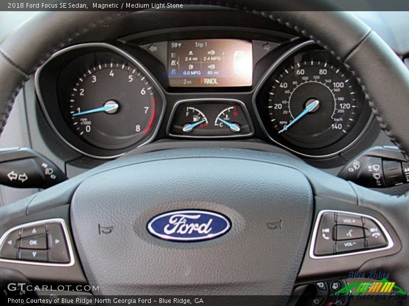 Magnetic / Medium Light Stone 2018 Ford Focus SE Sedan