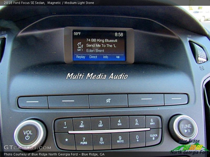 Magnetic / Medium Light Stone 2018 Ford Focus SE Sedan