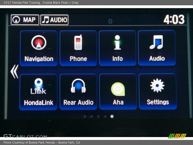 Crystal Black Pearl / Gray 2017 Honda Pilot Touring