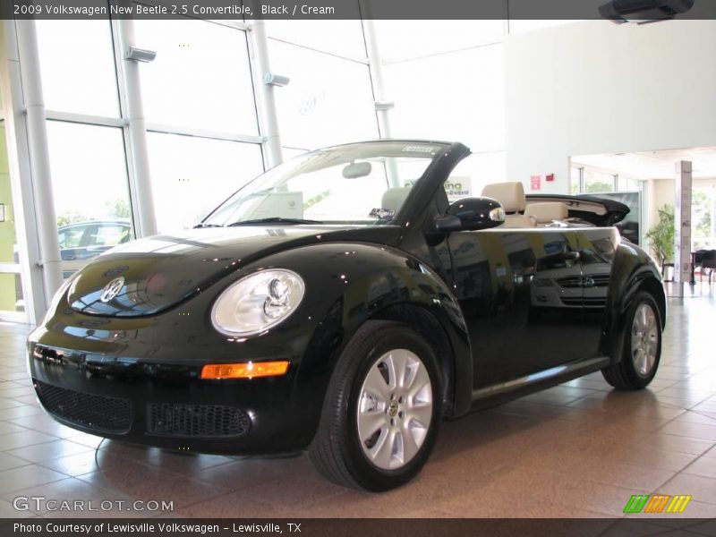 Black / Cream 2009 Volkswagen New Beetle 2.5 Convertible