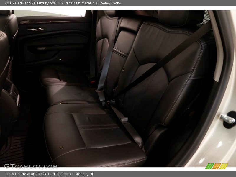 Silver Coast Metallic / Ebony/Ebony 2016 Cadillac SRX Luxury AWD
