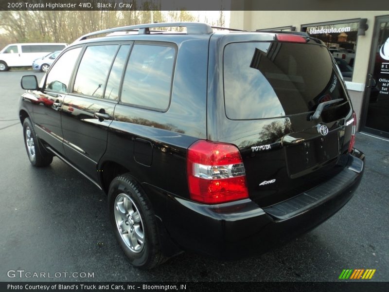 Black / Gray 2005 Toyota Highlander 4WD