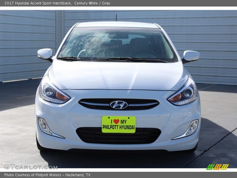 Century White / Gray 2017 Hyundai Accent Sport Hatchback
