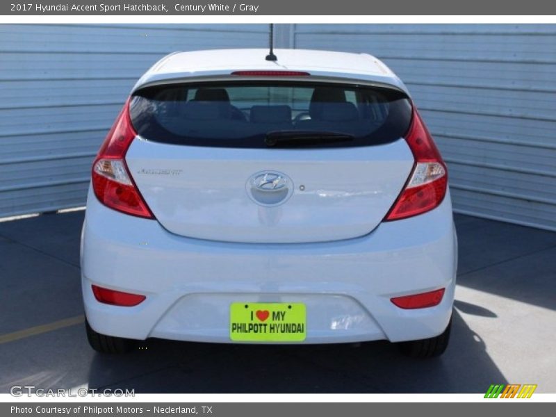 Century White / Gray 2017 Hyundai Accent Sport Hatchback