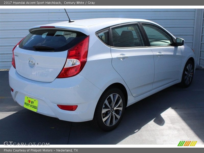 Century White / Gray 2017 Hyundai Accent Sport Hatchback