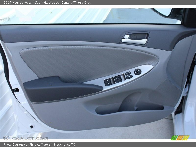 Century White / Gray 2017 Hyundai Accent Sport Hatchback