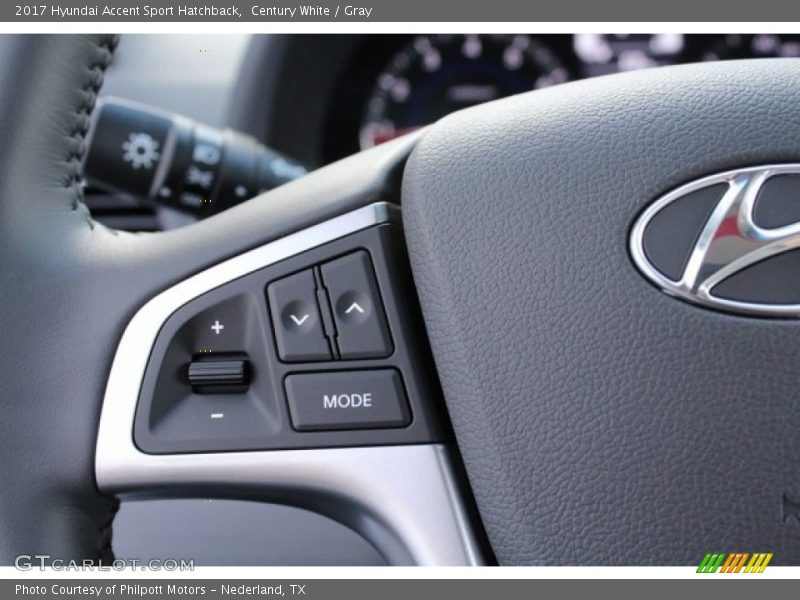 Century White / Gray 2017 Hyundai Accent Sport Hatchback