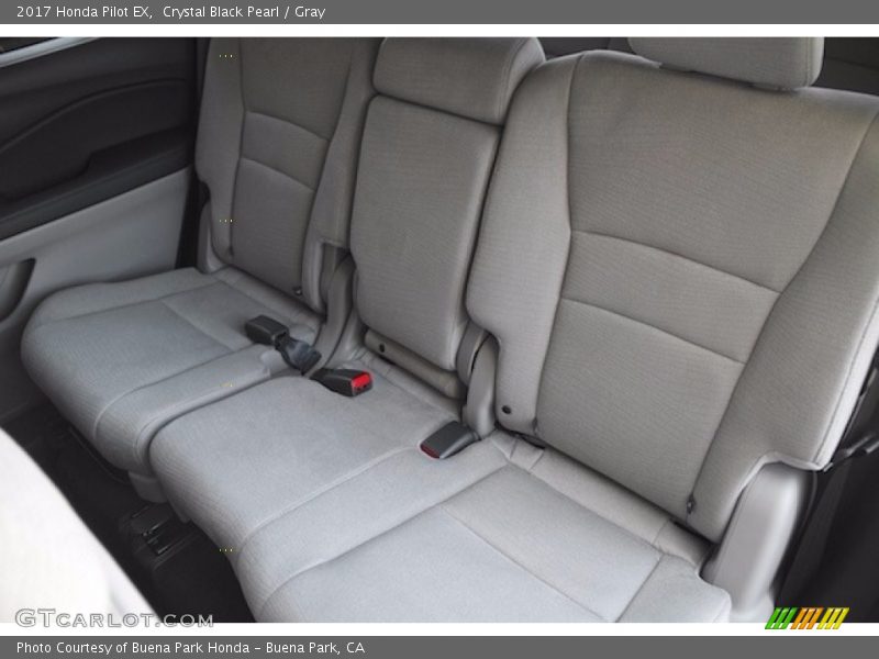 Crystal Black Pearl / Gray 2017 Honda Pilot EX