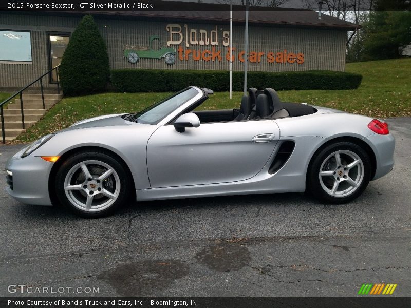 GT Silver Metallic / Black 2015 Porsche Boxster