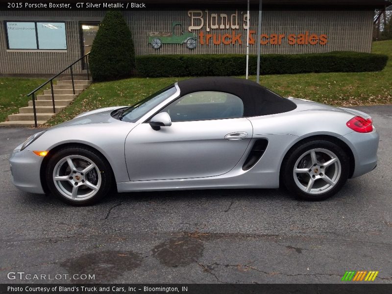 GT Silver Metallic / Black 2015 Porsche Boxster