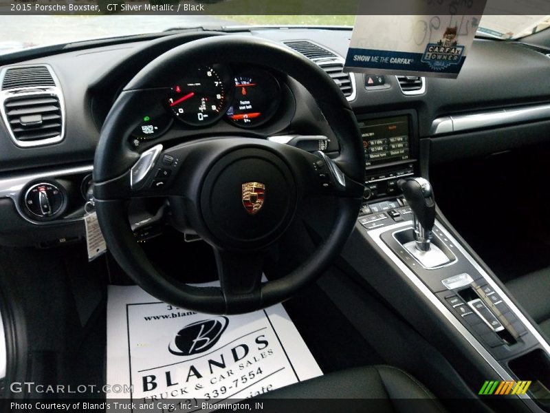GT Silver Metallic / Black 2015 Porsche Boxster