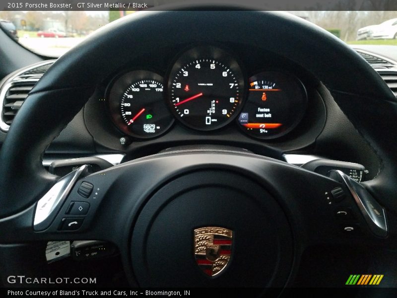 GT Silver Metallic / Black 2015 Porsche Boxster