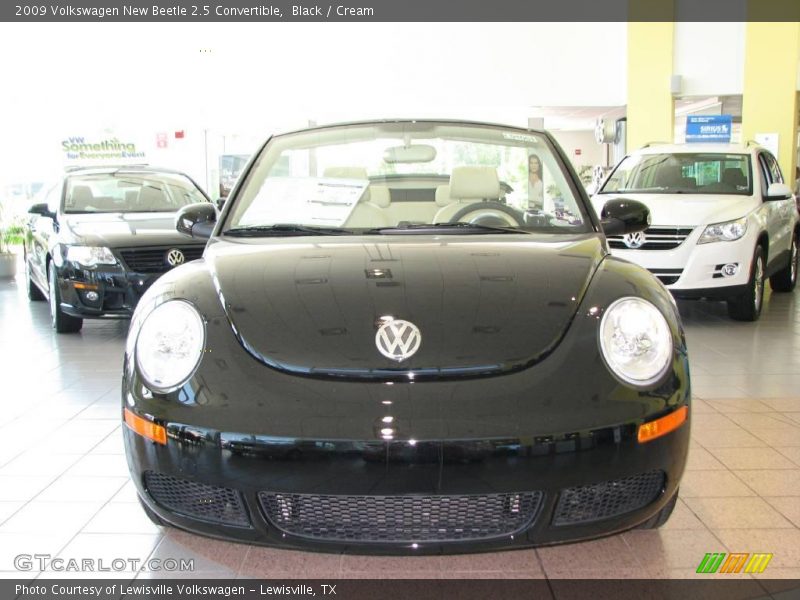 Black / Cream 2009 Volkswagen New Beetle 2.5 Convertible
