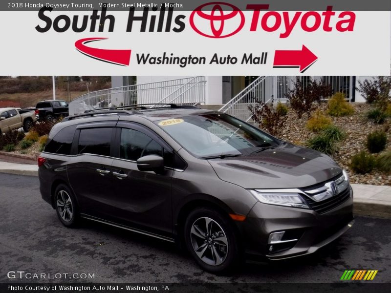 Modern Steel Metallic / Mocha 2018 Honda Odyssey Touring
