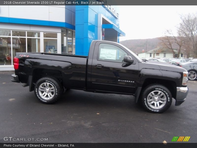 Black / Jet Black 2018 Chevrolet Silverado 1500 LT Regular Cab 4x4