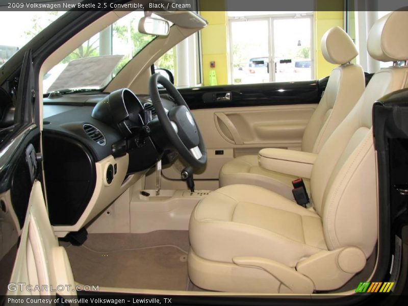 Black / Cream 2009 Volkswagen New Beetle 2.5 Convertible