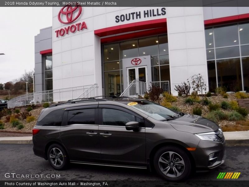 Modern Steel Metallic / Mocha 2018 Honda Odyssey Touring