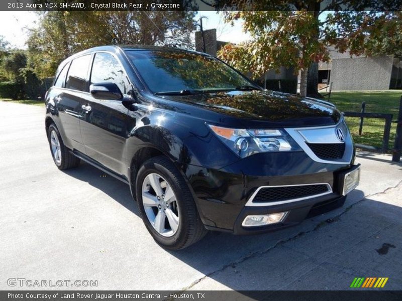Crystal Black Pearl / Graystone 2013 Acura MDX SH-AWD