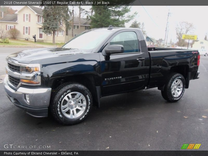 Black / Jet Black 2018 Chevrolet Silverado 1500 LT Regular Cab 4x4