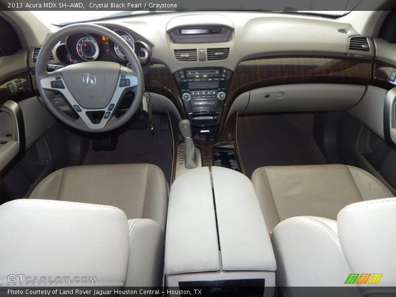 Crystal Black Pearl / Graystone 2013 Acura MDX SH-AWD