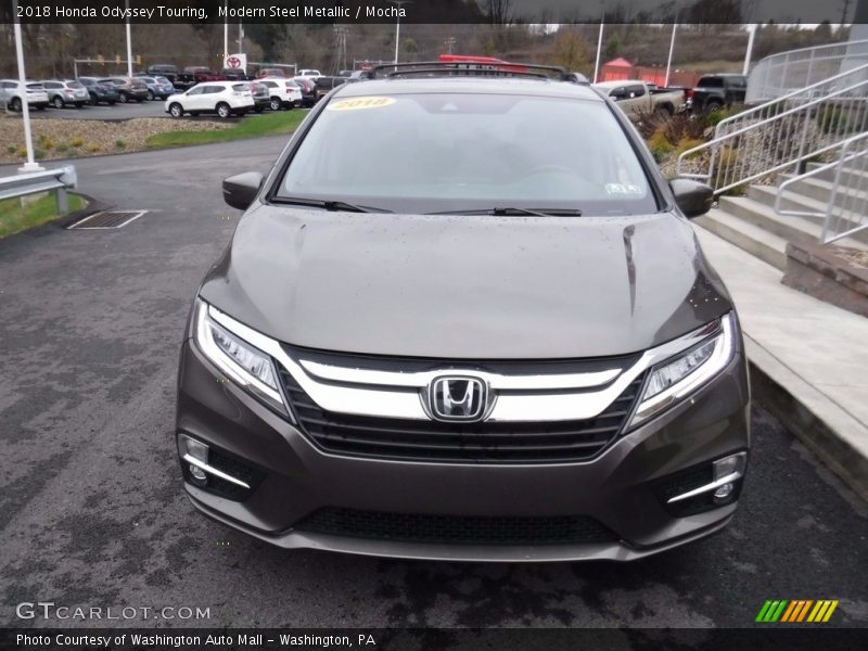 Modern Steel Metallic / Mocha 2018 Honda Odyssey Touring